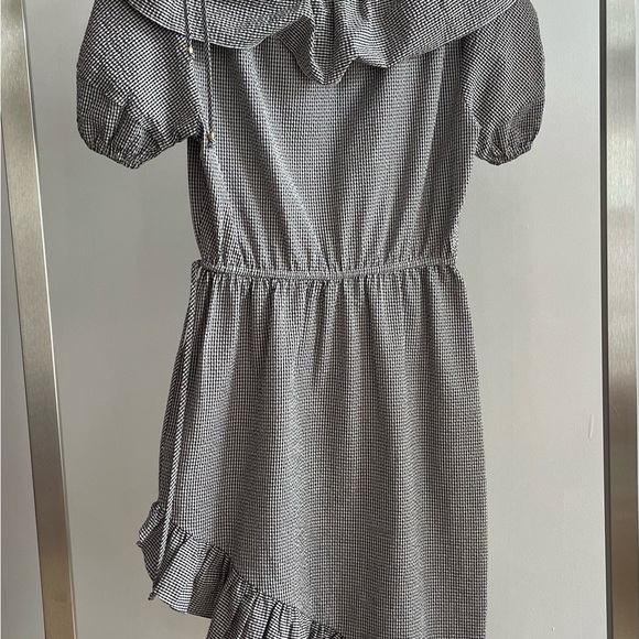 Love Shack Fancy Gingham Ruffle Puff Sleeve Dress - Picture 4 of 6